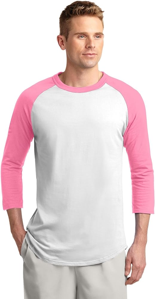 Sport-Tek Men's 3/4 Raglan Sleeves Colorblock Jersey