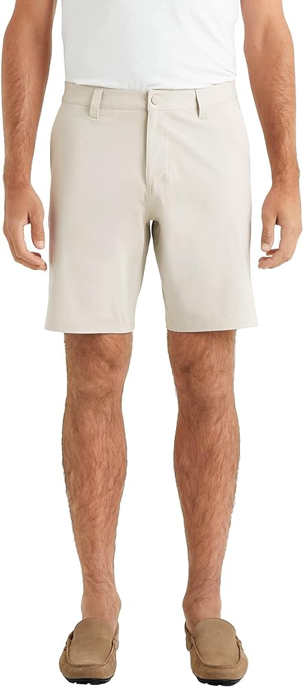 Rhone Commuter 9" Mens Shorts, Stretch Fabric Golf Shorts for Men, Flat-Front Mens Shorts, Wrinkle Resistant