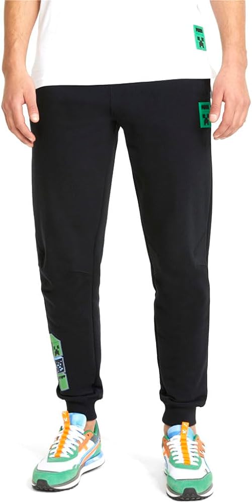 Puma Mens X Minecraft Sweatpants Casual - Black