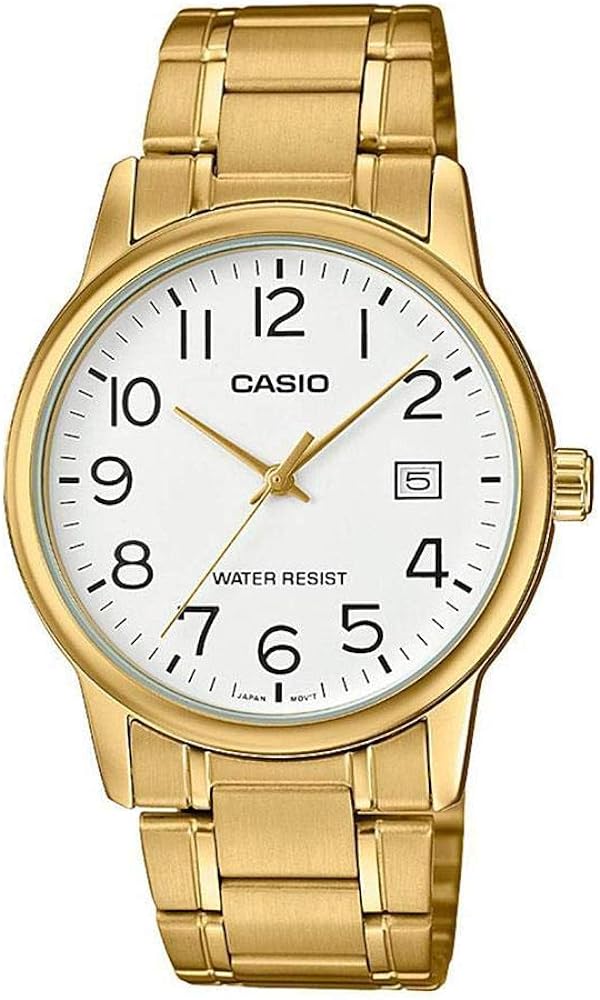 Casio Men's MTPV002G-7B2 Gold Stainless-Steel Quartz Fashion Watch