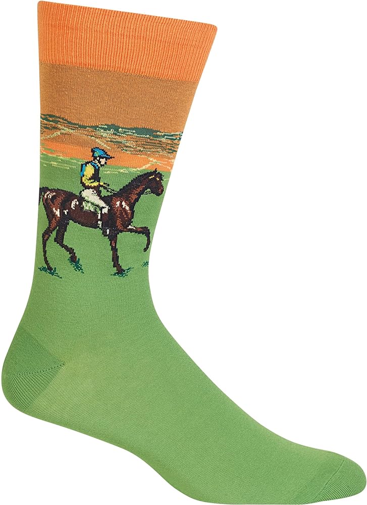 Hot Sox Men's Fun Famous Paintings Crew Socks-1 Pair Pack-Cool & Artistic Gifts