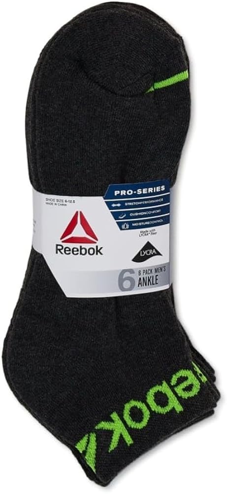 Reebok Men's Socks - 6 Pack -