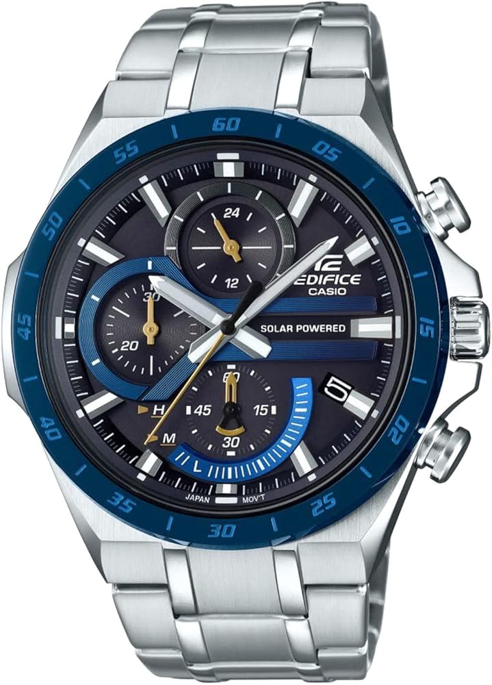 Casio Edifice Eqs-920Db-2Av Quartz Chronograph Men's Watch