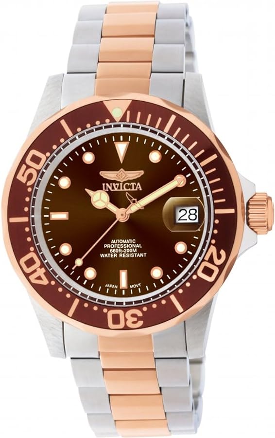 Invicta Men's 11241 Pro-Diver Automatic Brown Dial Watch