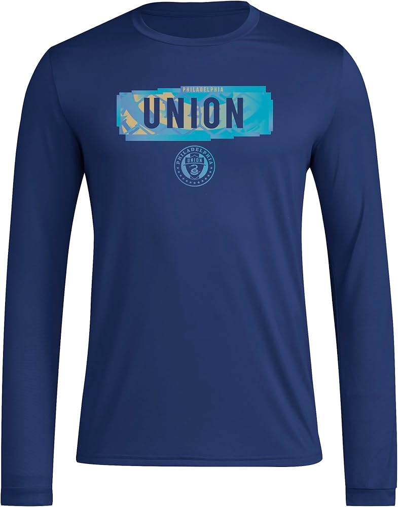 adidas Men's Philadelphia Union Long Sleeve Pre-Game T-Shirt