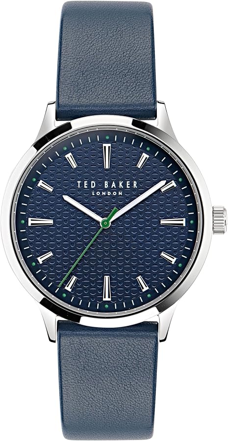 Ted Baker Cosmop Men's Blue Eco Genuine Leather Strap Watch (Model: BKPCSS4019I)