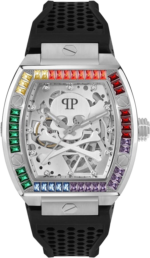 Philipp Plein Herren Uhr Analog Automatik $KELETON