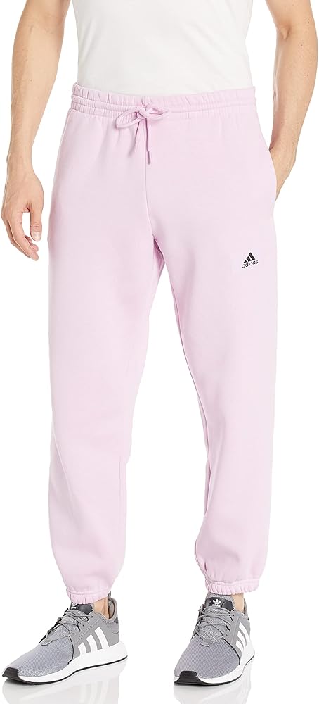 adidas Men's Essentials Feelvivid Cotton Fleece Straight Leg Sweatpants