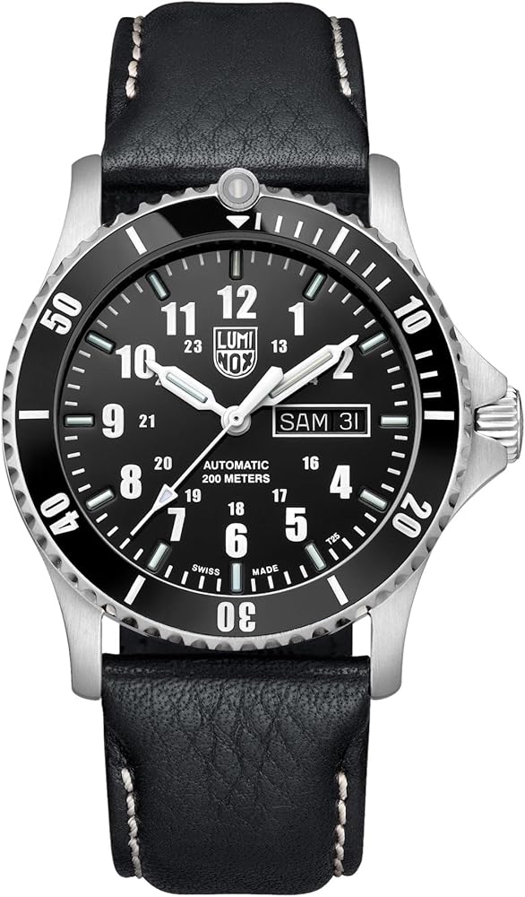 Luminox Swiss 0921 Sport Timer Automatic Silver Black