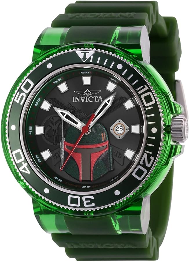 Invicta Men's Star Wars Boba Fett 39708 Quartz Watch