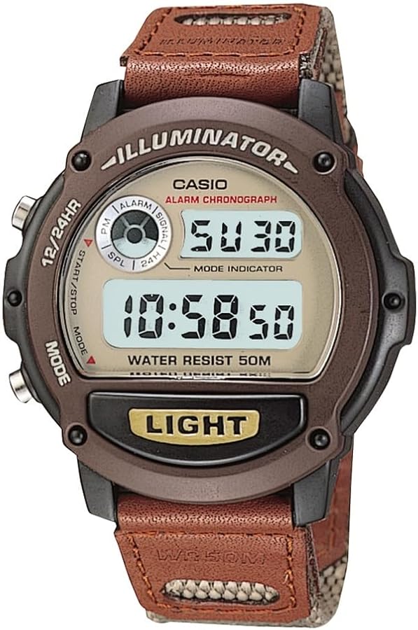 Casio Men's W89HB-5AV Illuminator Nylon Bancd Sport Watch