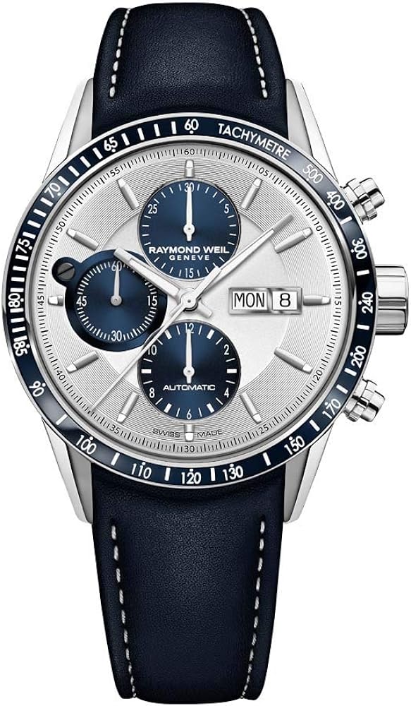 Raymond Weil Freelancer Chronograph Automatic Silver Dial Men's Watch 7731-SC3-65521