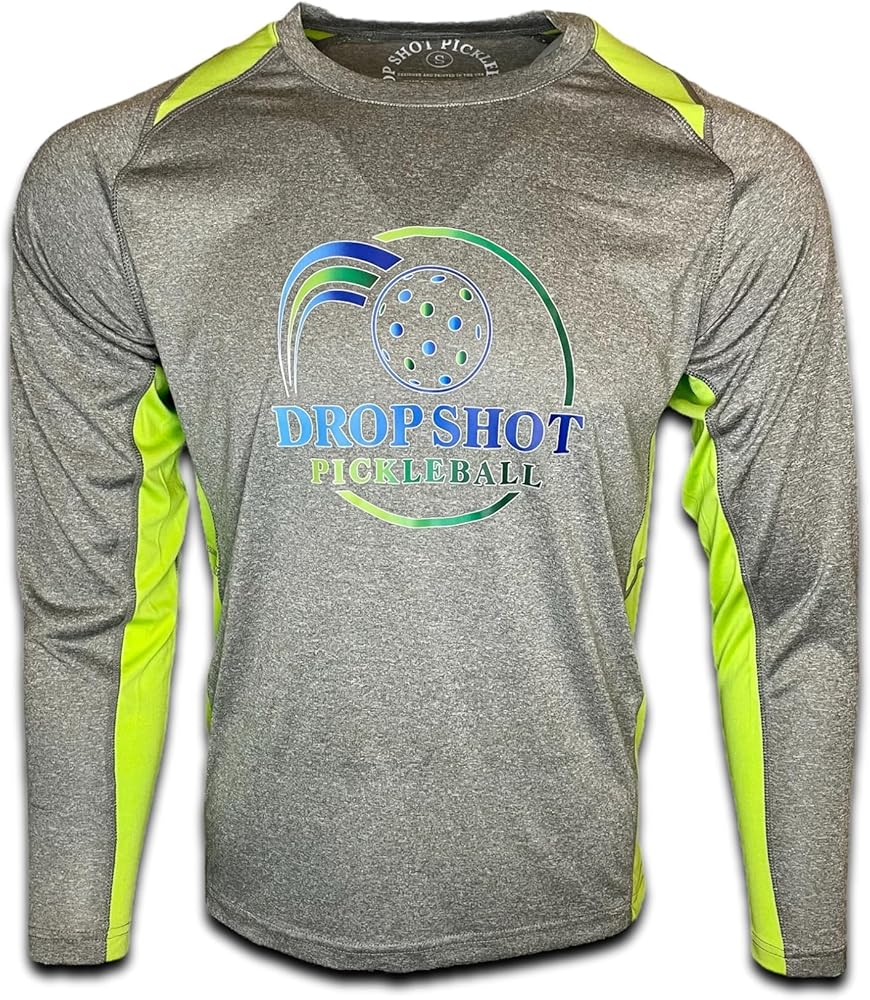 Long Sleeve Pickleball T Shirt | UPF Athletic Dri-Fit Active Shirts | Performance Contender Tee