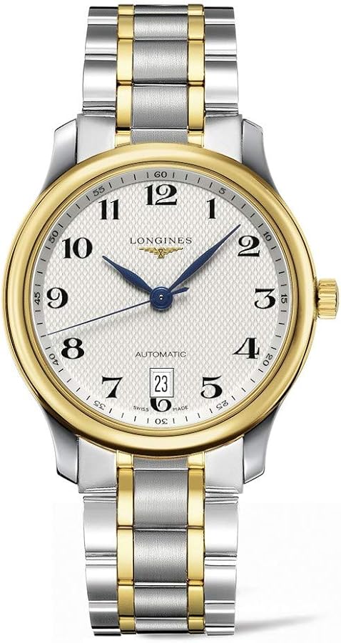 Longines Master Collection White Dial Steel and 18kt Yellow Gold Mens Watch L26285787