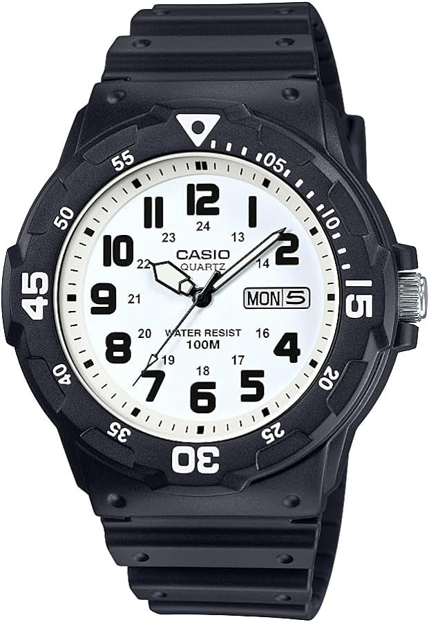 Casio Men's MRW200H-7BV Classic Analog Display Quartz Black Watch