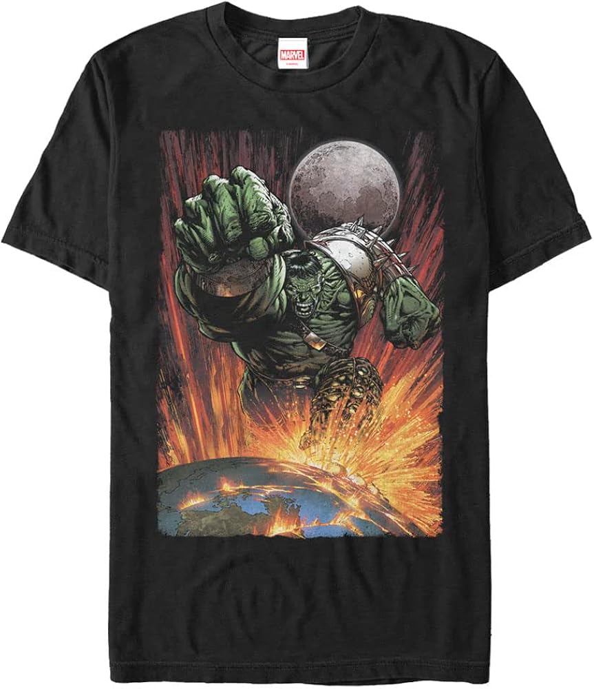 Marvel Classic Hulk Planetsmash Men's Tops Short Sleeve Tee Shirt