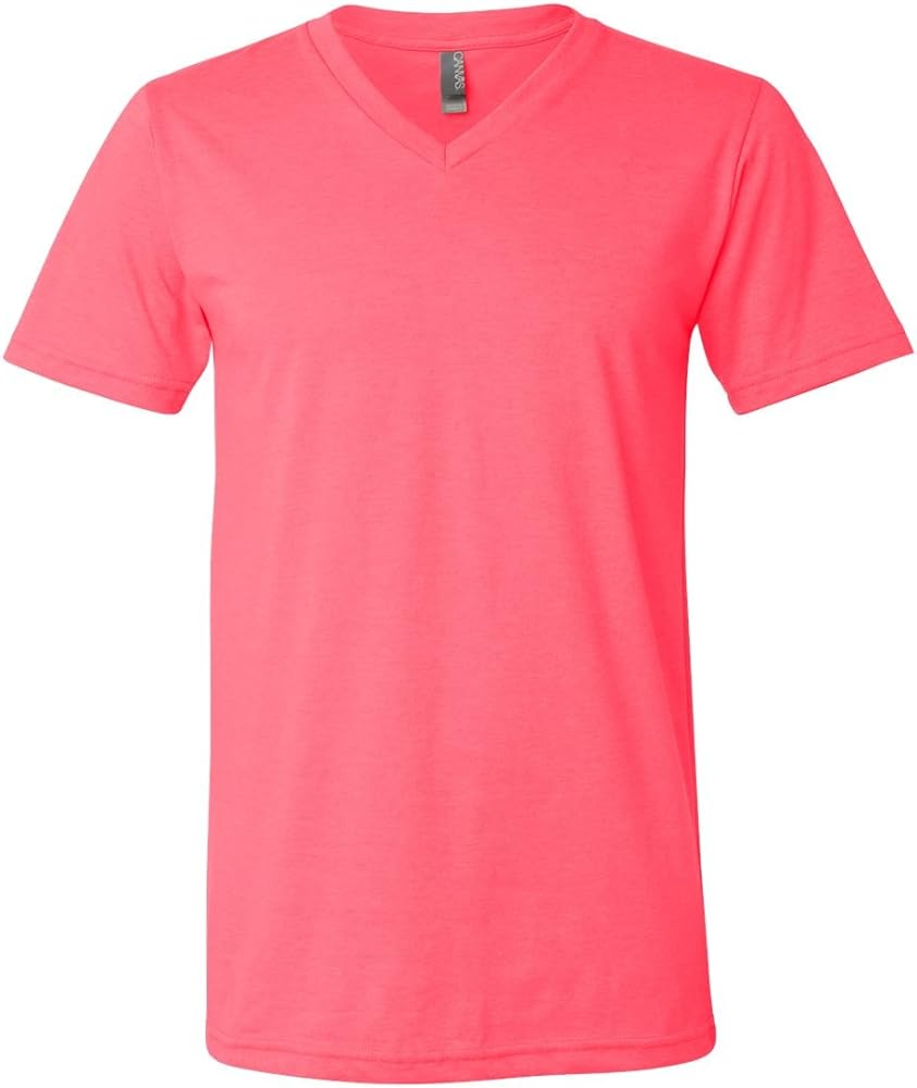 Bella+Canvas Men's Comfortable V-Neck Soft Fitted Jersey T-Shirt