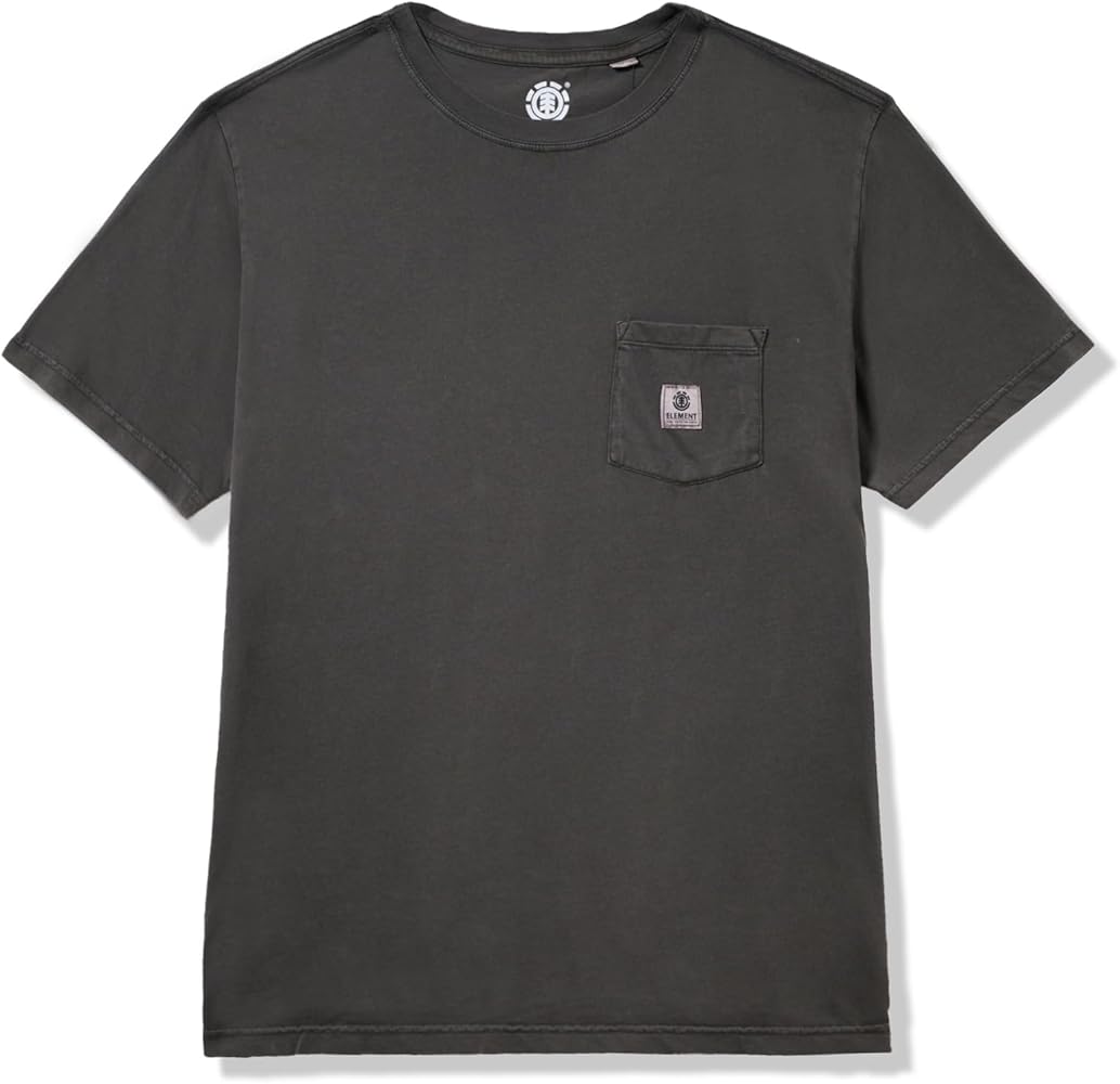 Element Men's Basic Pocket Label Pigment Short Sleeve T-Shirt