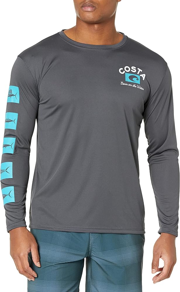 Costa Del Mar Unisex Adult Banner Long Sleeve T-Shirt