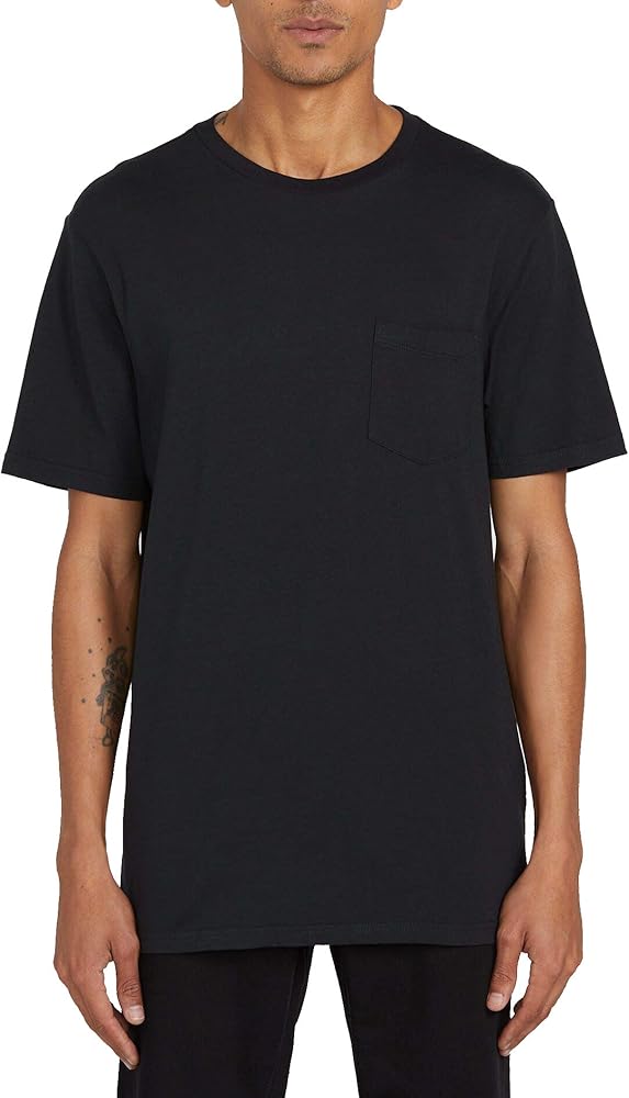 Volcom Men's Solid Modern Fit Pocket Short Sleeve Tee