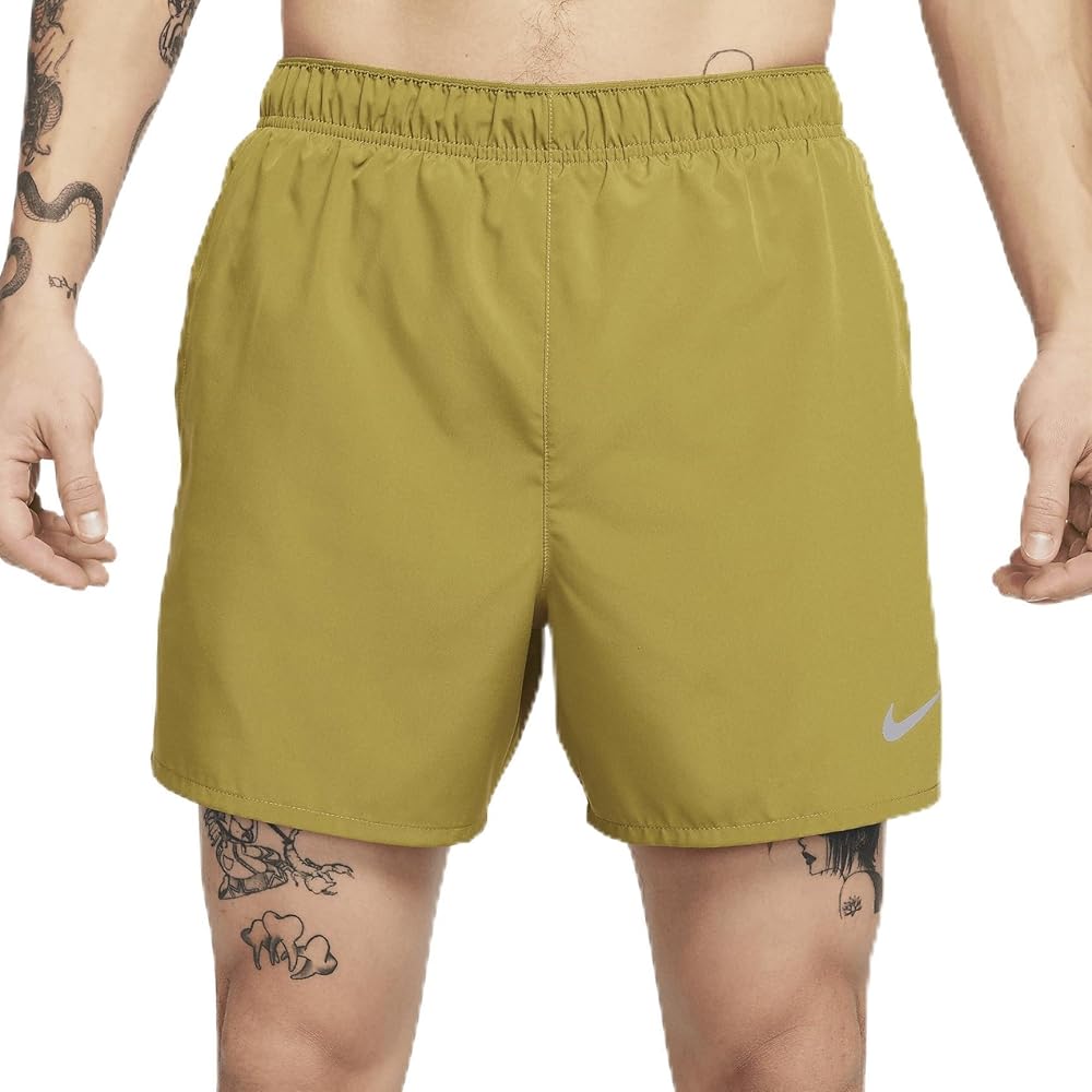 Nike Challenger Men's Dri-FIT 5" Brief-Lined Running Shorts (Pacific Moss/Pacific Moss/Black, DV9363-307) Size Small