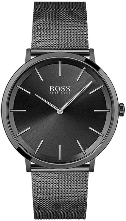 BOSS Men's SKYLINER Ultra Slim Quartz 40mm Watch | Water Resistant | Premium Minimalistic Timepiece for Business and Casual Wear