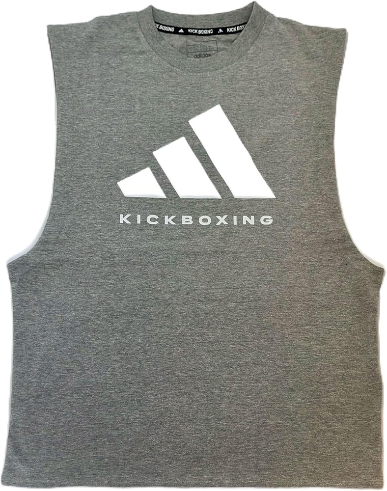 Adidas Kickboxing Tank Top, Active Workout - 100% Cotton Sleeveless Athletic Tank Men Women, ADICLTT24-Kb