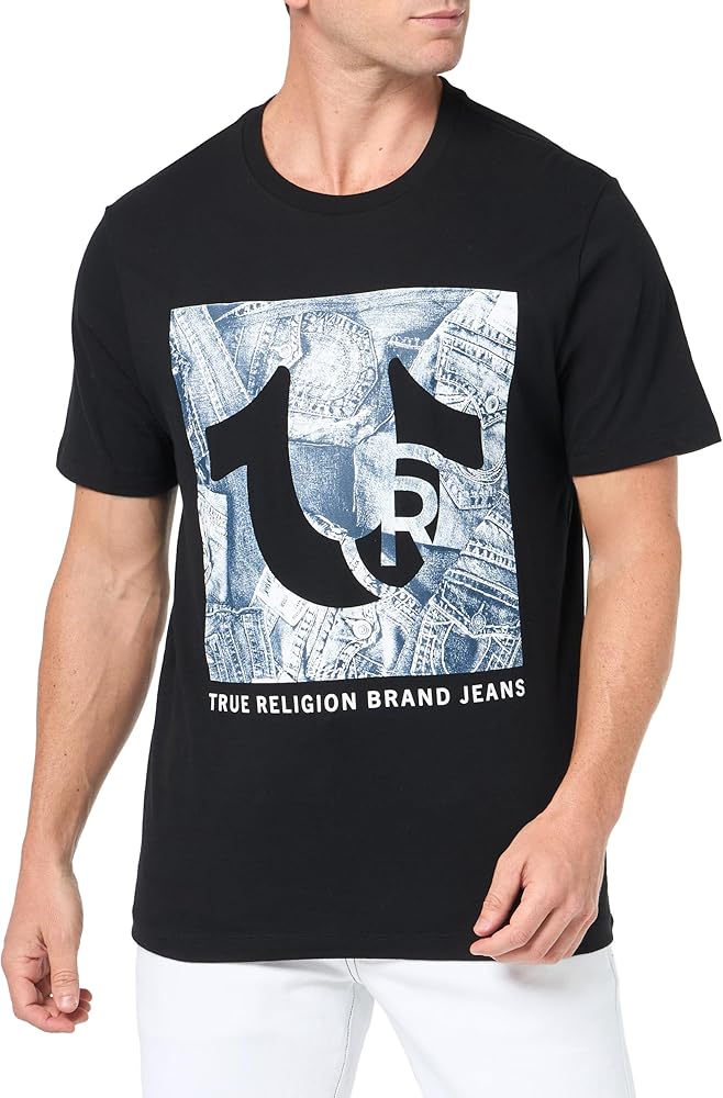 True Religion Men's AOP Ss Classic Tee