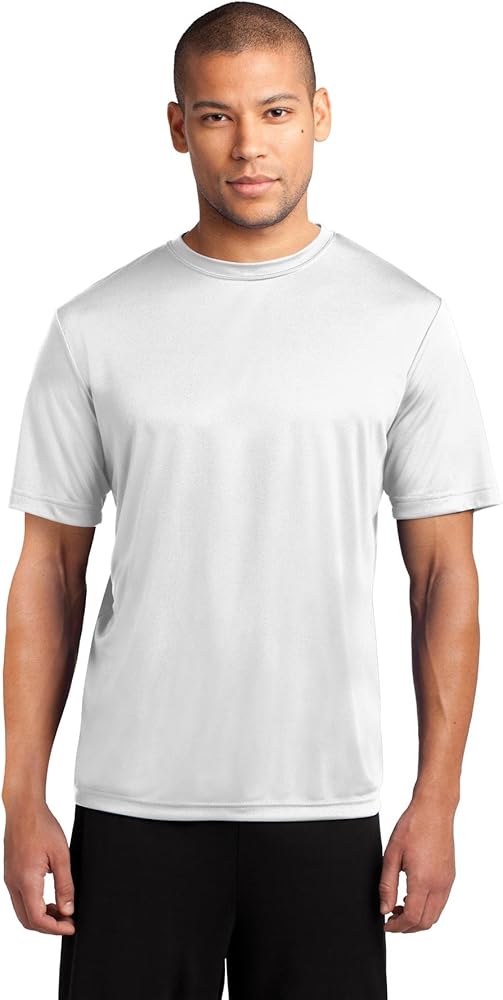 Port & Company Essential Performance T-Shirt, White, XXXX-Large