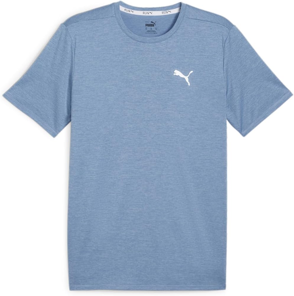 PUMA Men's Run Favorite Heather Shortsleeve Tee