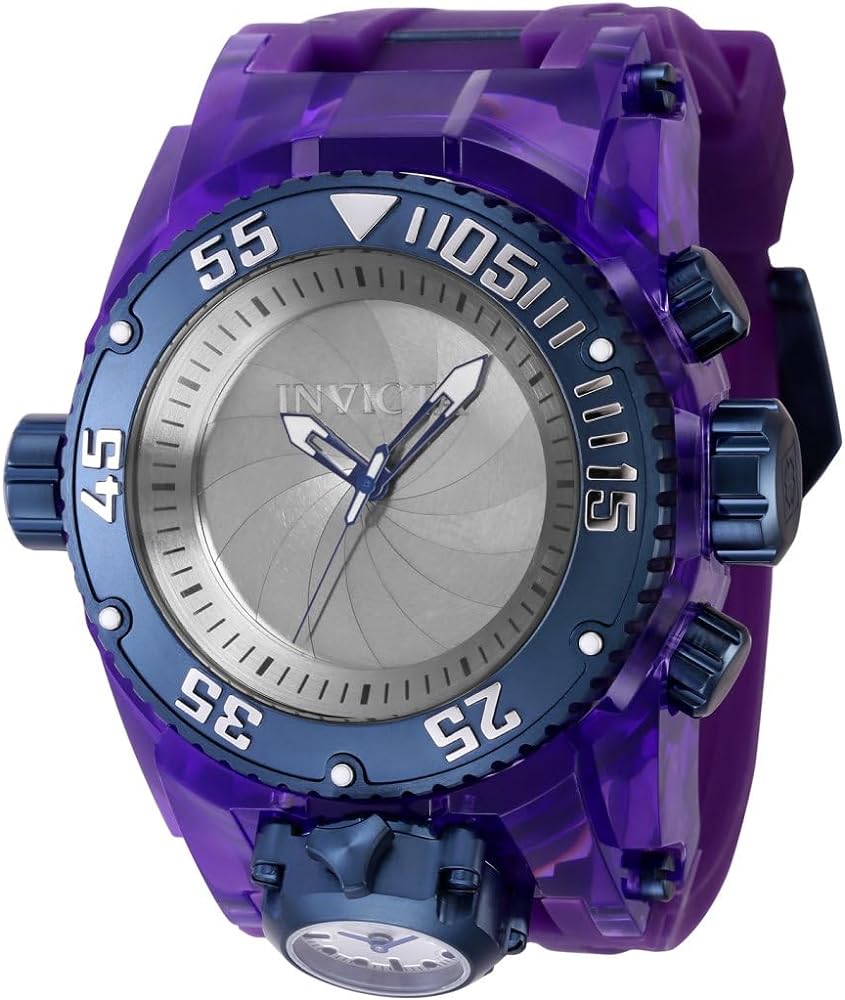 Invicta Bolt Zeus Magnum Shutter Men's Watch - 52mm. Purple. Dark Blue (43116)