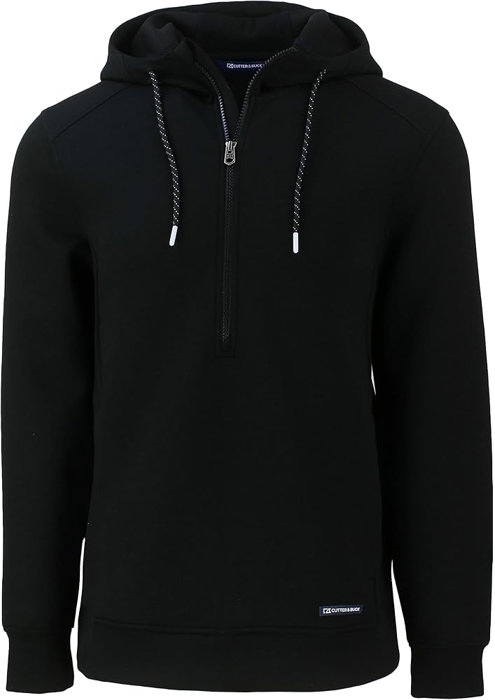 Cutter & Buck Roam Eco Half Zip Recycled Mens Pullover Hoodie