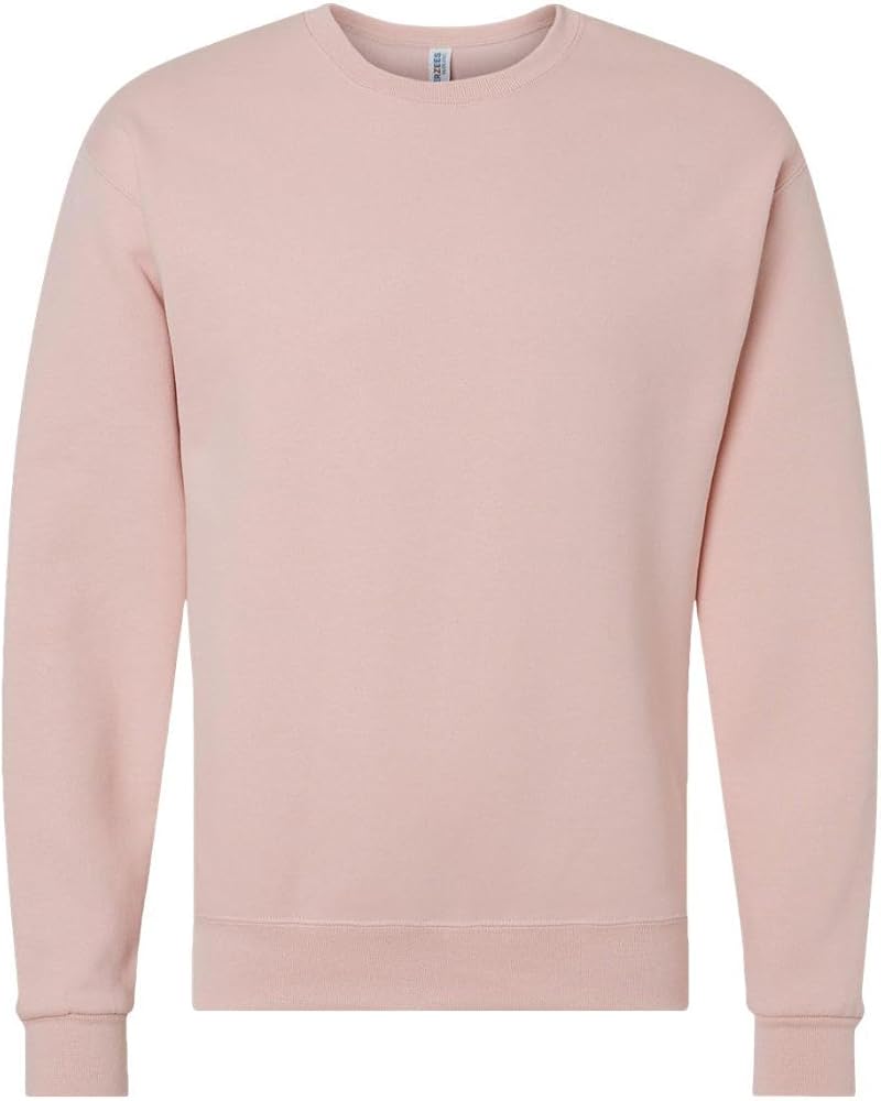 Jerzees Mens NuBlend Crewneck Sweatshirt, L, Blush Pink