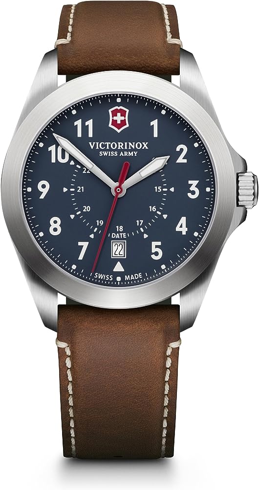 Victorinox Swiss Army Heritage Watch - Premium Swiss Watch for Men - Stainless Steel Analog Wristwatch - Great Gift for Birthday, Holiday & More