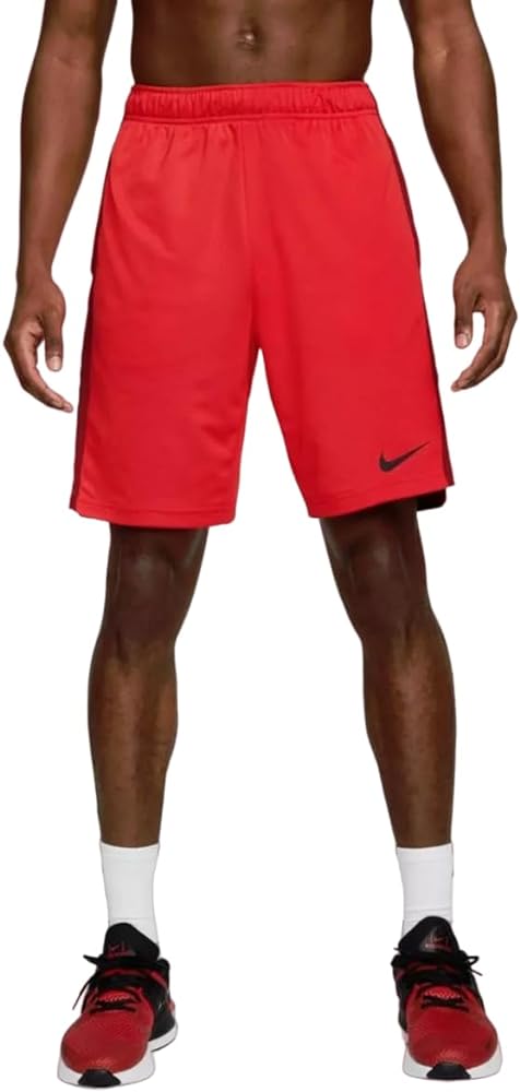 Nike Men's Dri-FIT Knit Hybrid Training Shorts (University Red) Size 4XL