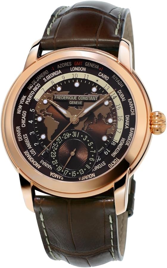 FREDERIQUE CONSTANT MEN'S CLASSIC 42MM BROWN AUTOMATIC WATCH FC-718BRWM4H4