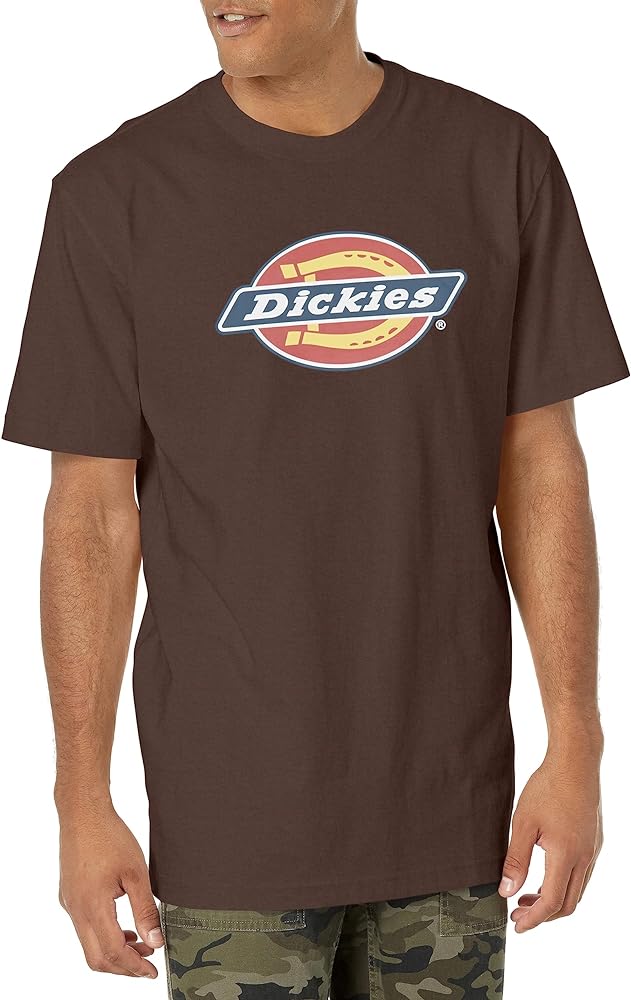 Dickies Men's Big & Tall Short Sleeve Tri-Color Logo Graphic T-Shirt