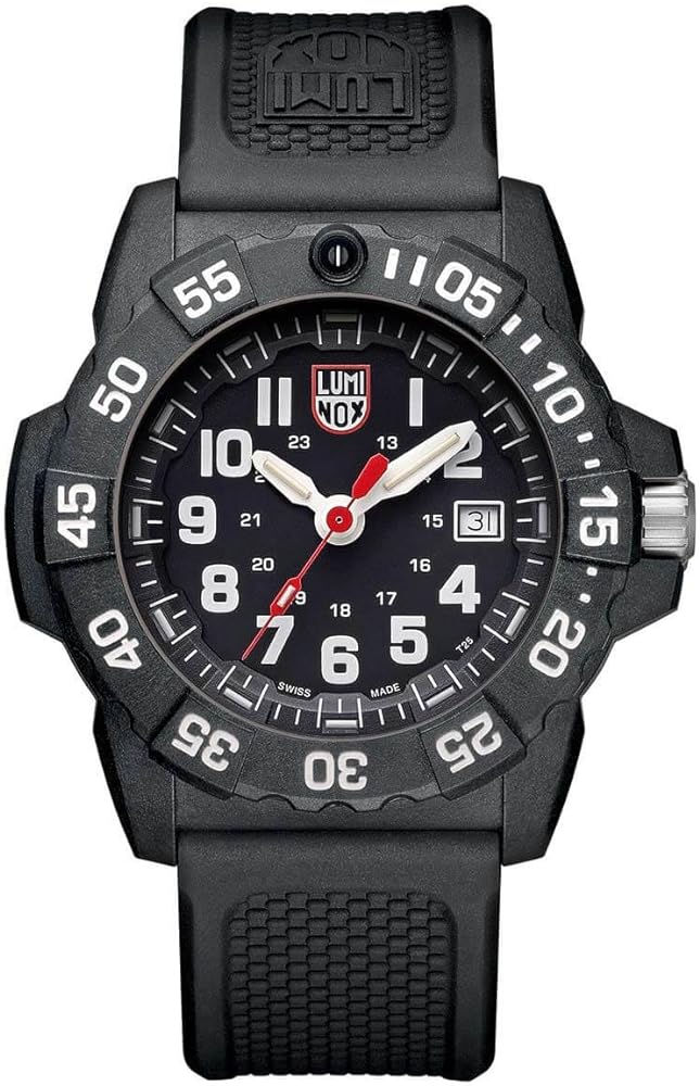 Luminox - Navy Seal - Mens Watch 45mm - Military Dive Watch - Date Function 200m - Water Resistant - Mens Watches - Made in Switzerland