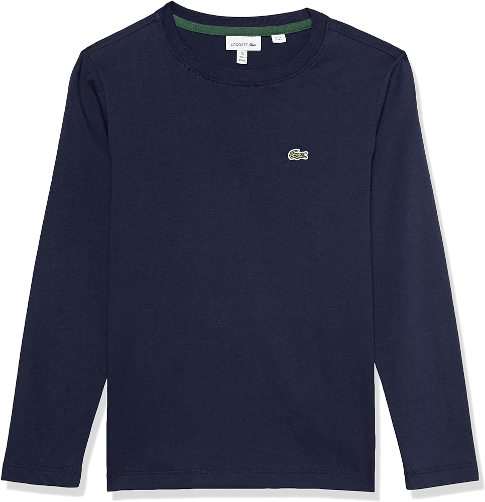 Lacoste Long Sleeve Crew Neck Cotton T-Shirt