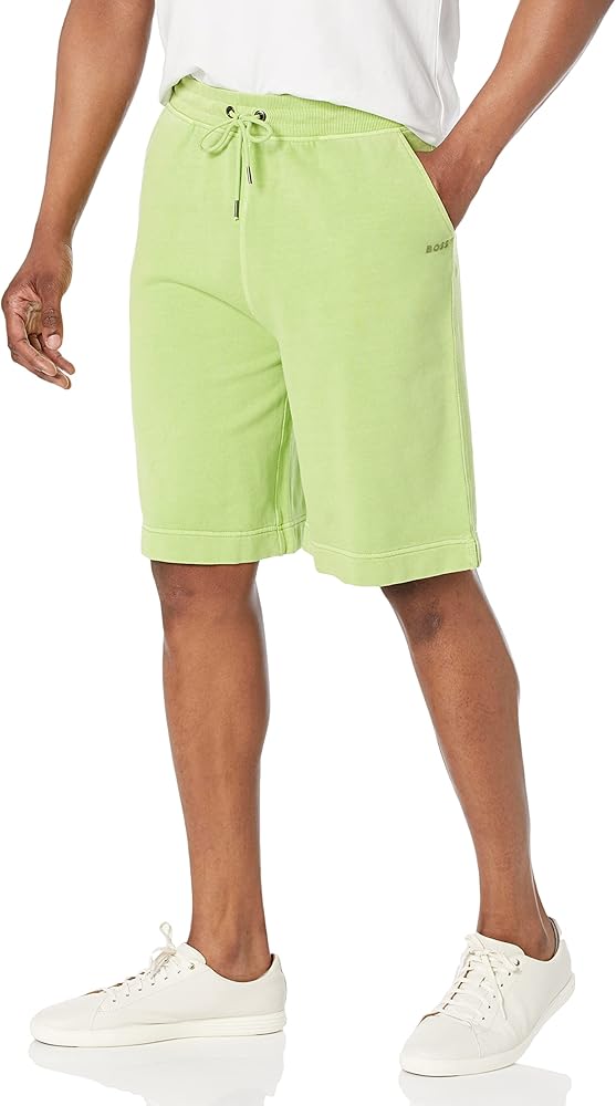 BOSS Men's Hit Logo French Terry Shorts