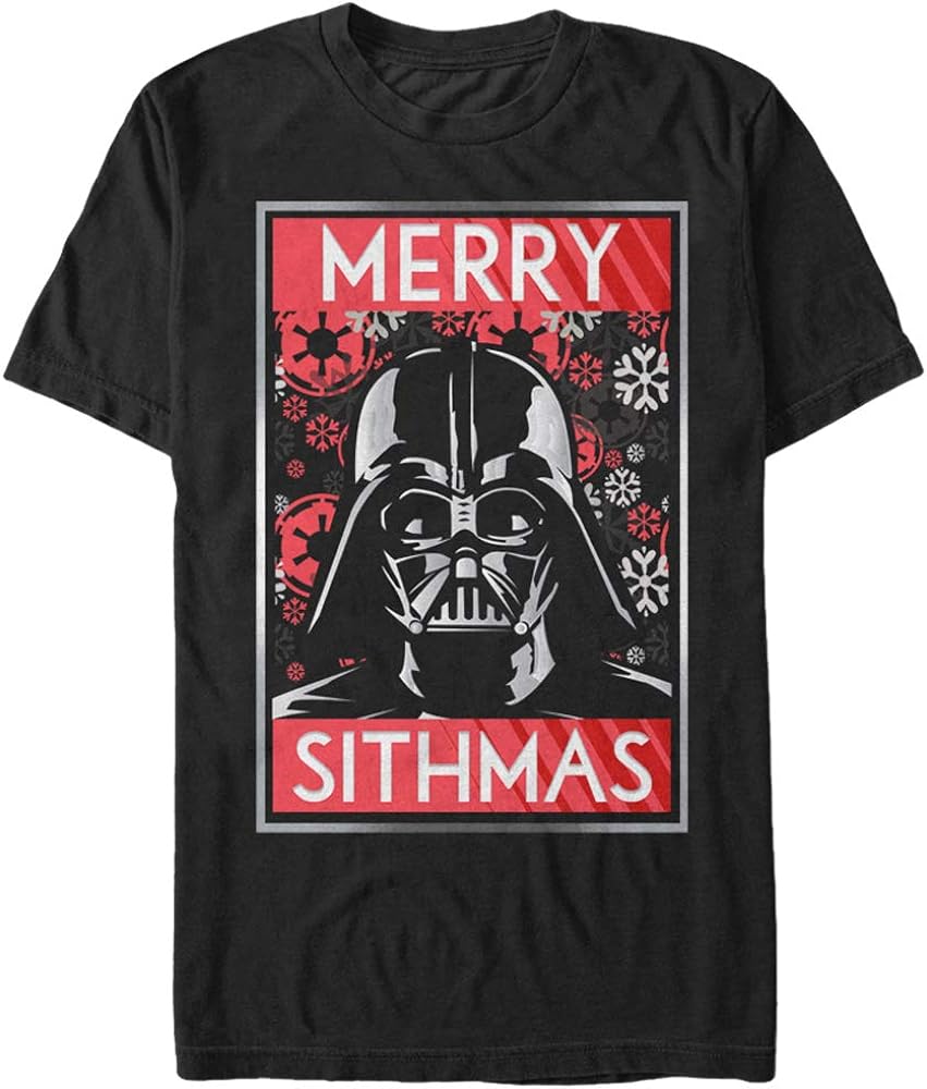 STAR WARS Men's Christmas Sithmas Darth Vader T-Shirt