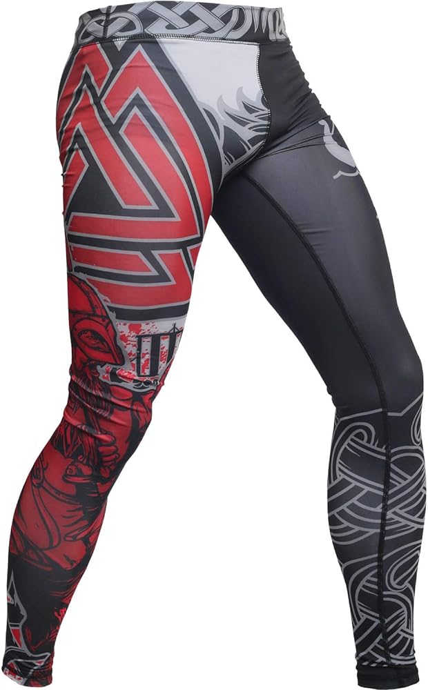 Hardcore Training Men's Compression Pants Workout Tights Leggings Base Layer Boxing Running Muay Thai MMA No Gi BJJ