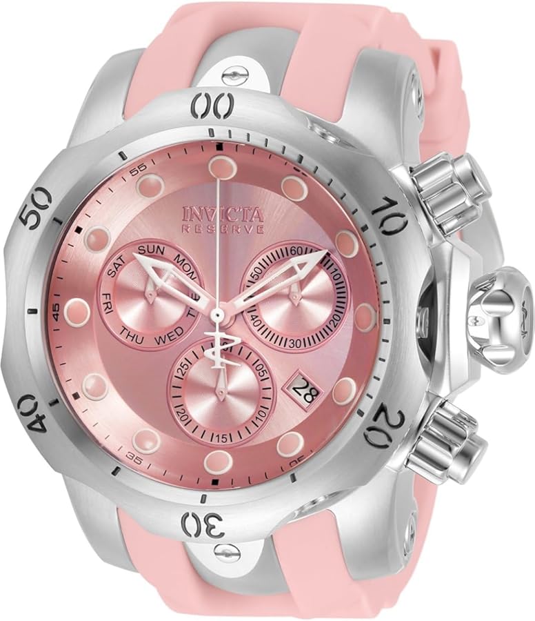 Invicta Men's Reserve Venom Quartz Watch, Pink, 33239