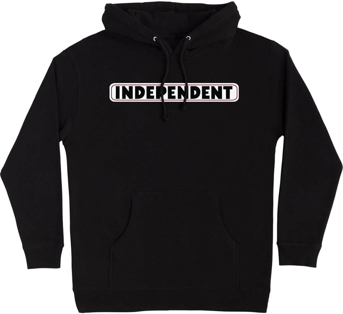 INDEPENDENT Pullover Hooded Heavyweight Sweatshirt Bar Logo Skate Sweatshirt