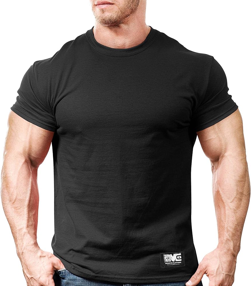 Men's Bodybuilding Workout (Monsta-000) Gym T-Shirt