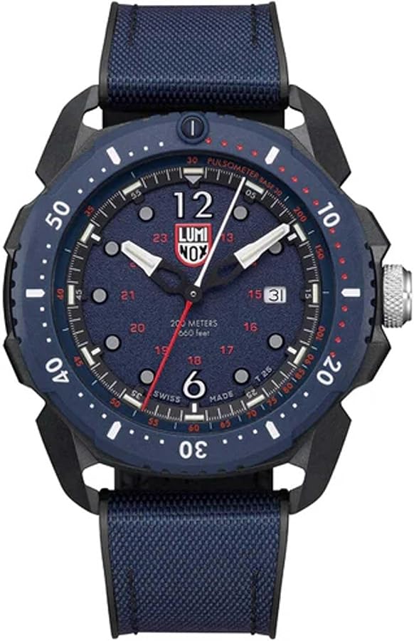 Luminox XL.1053 Men's Ice-SAR Arctic Blue Rubber Strap Watch