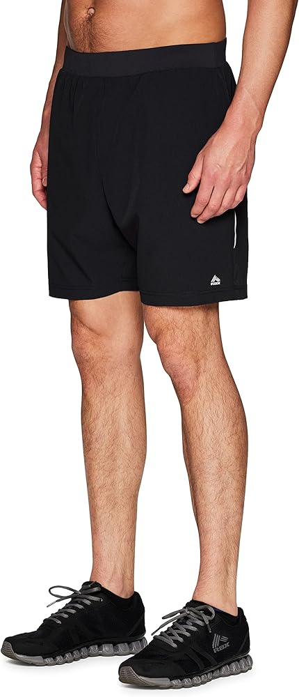 RBX Men's Woven Gym Shorts 7" Quick Drying Running Shorts with Pockets Athletic Fit X-Dri Moisture Wicking Training Shorts