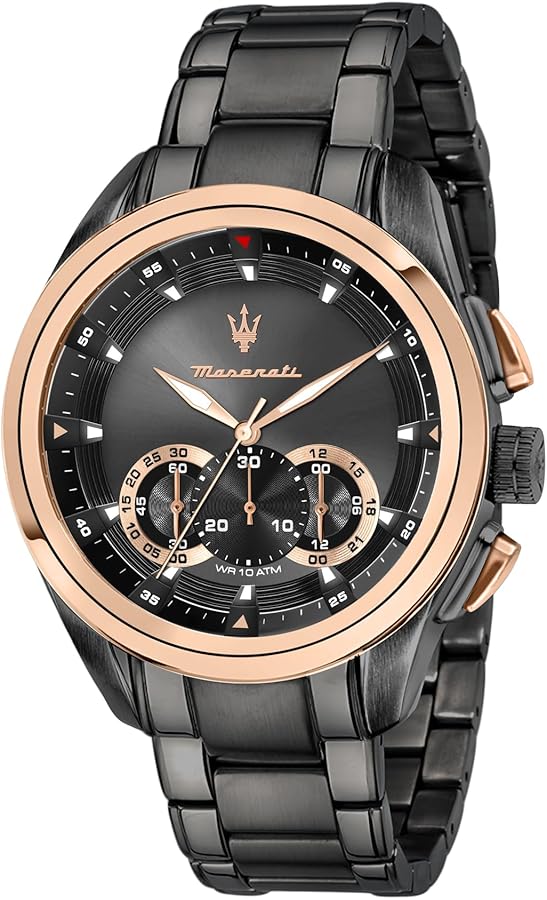 Maserati TRAGUARDO 45 mm Chronograph Men's Watch