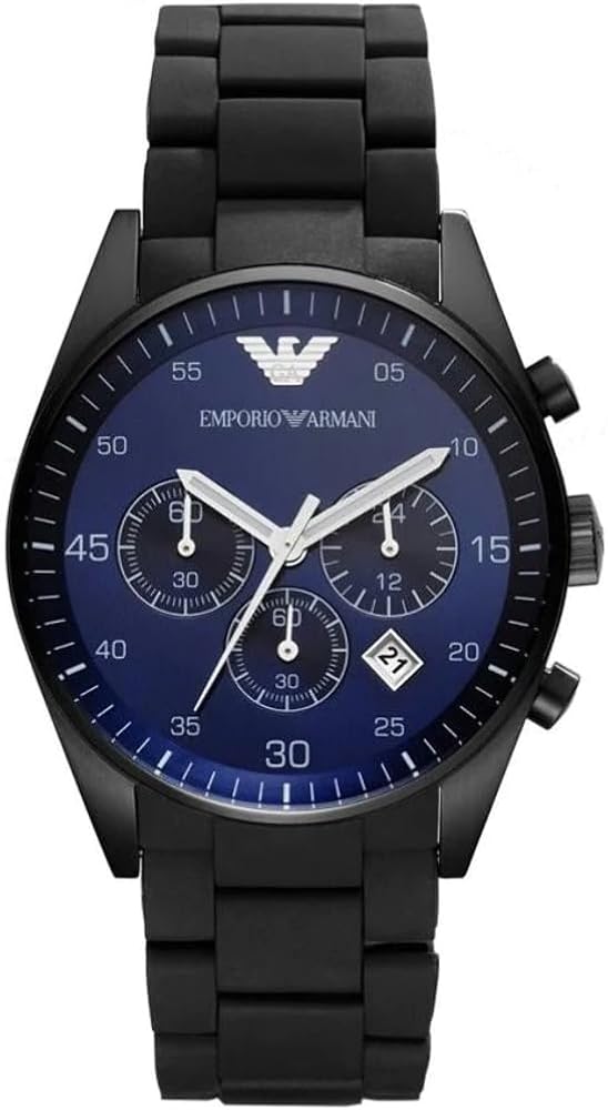 Emporio Armani Men's AR5921 Sport Black Silicone Watch