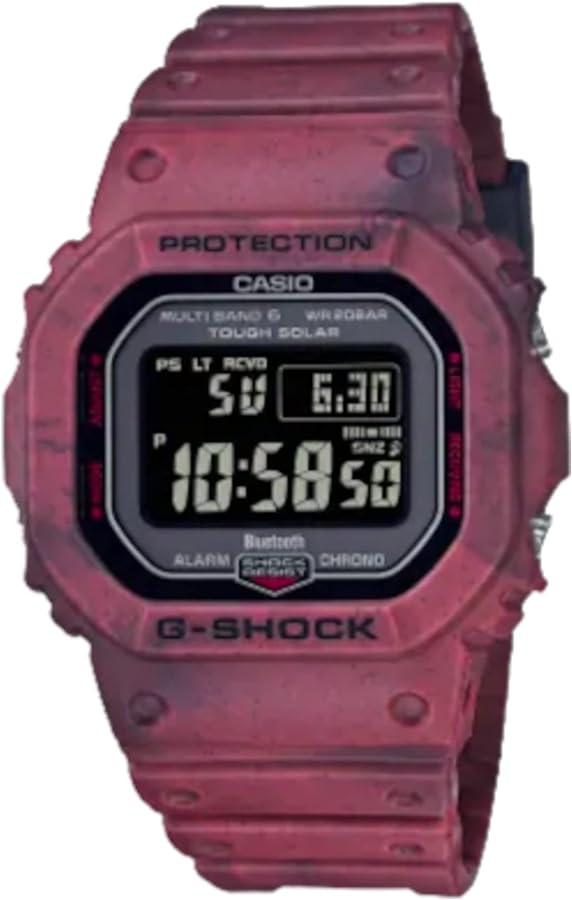 Casio G-Shock Men's GWB5600SL-4 Burgundy Digital Watch